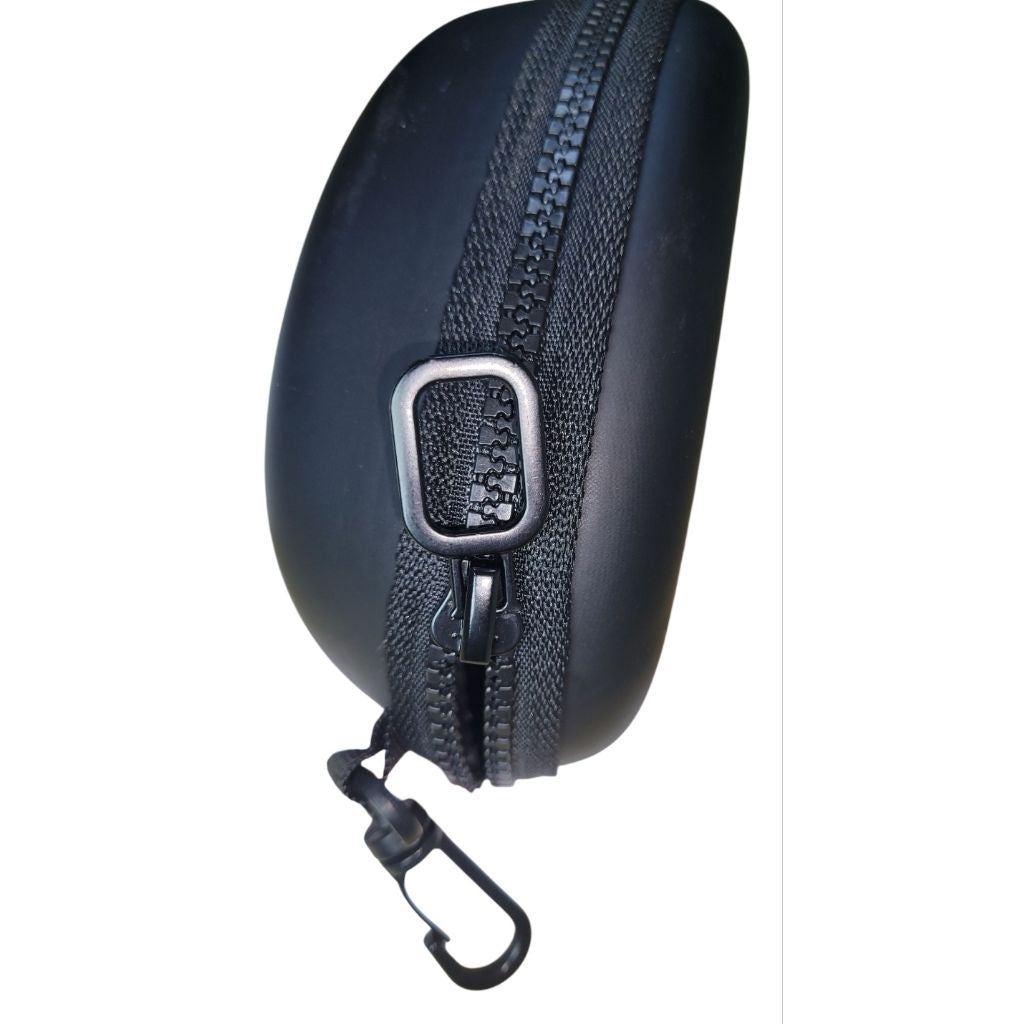 Exclusive High Quality Jmieyn Protable Rectangle Zipper+Clip+Cloth Sunglasses Hard Eye Glasses Case Protector Box
