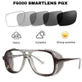F6000 PENTAX RX Series Smoke Frame Safety Glasses Smartlens photochromix(PGX)
